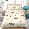 Cute Cartoon Dachshund Duvet Cover Set Home Style Bedding Soft Laundry Cotton Bed Four Seasons Student Dormitory Home Textile