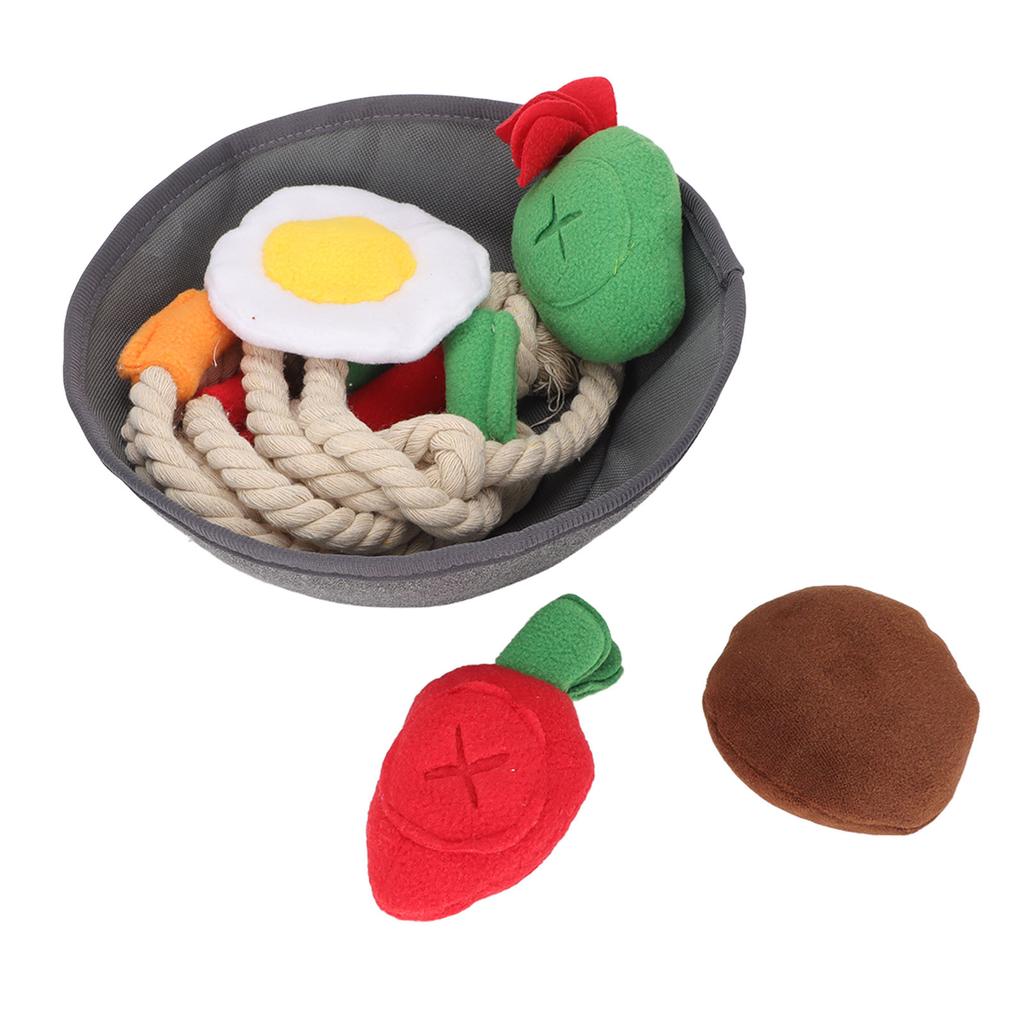 Squeaky Plush Dog Toys Bite Resistant Stuffed Dog Squeaky Toys for Teeth Cleaning Boredom Relief