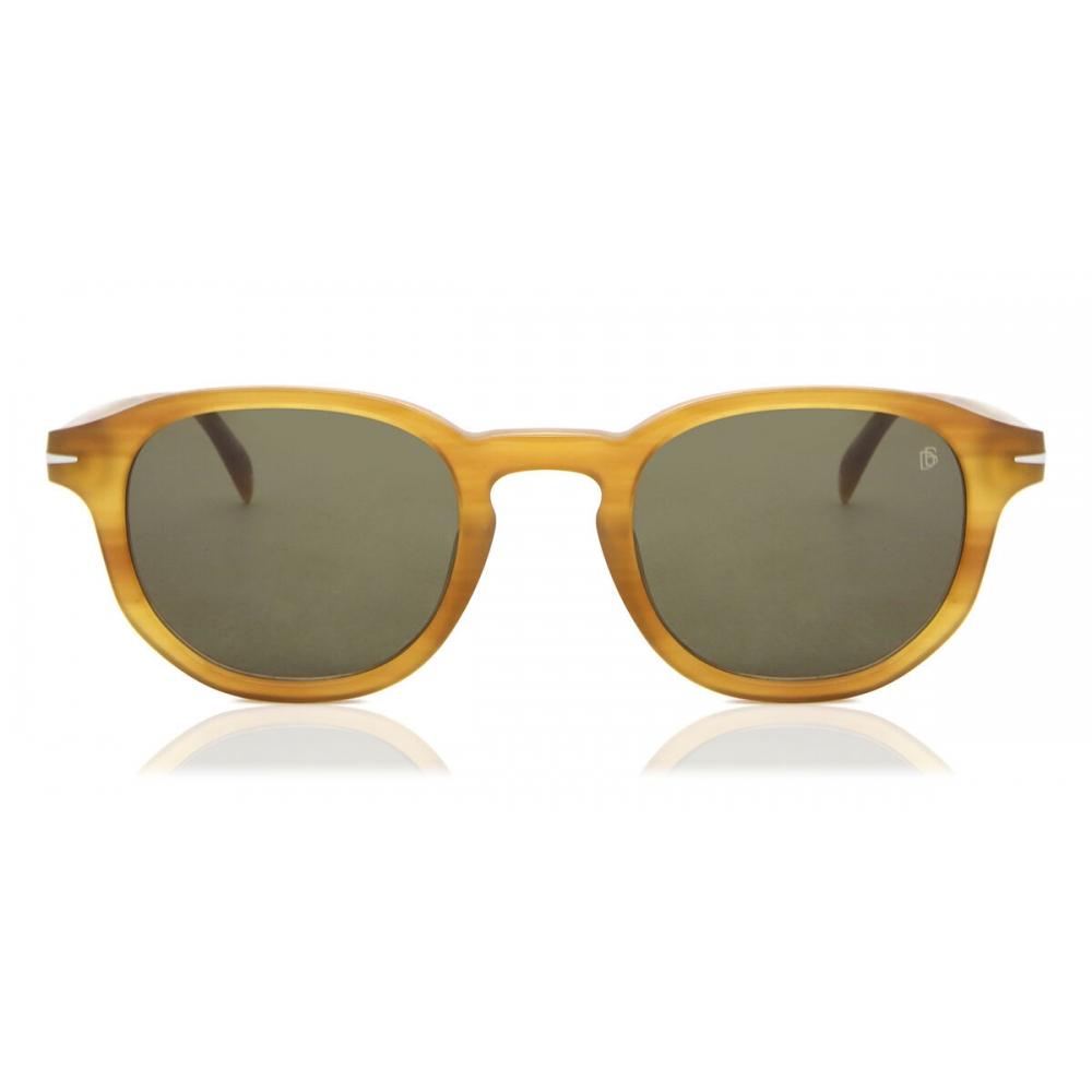 

David Beckham Db 1007 S B4l Qt Men SunglaSSeS Honey Brown Creamhorn/49-24-145