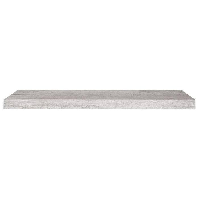 VidaXL Floating Wall Shelf Concrete Grey 80x23.5x3.8 Cm MDF