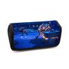 Cute Fortnite Cartoon Flip Pencil Pouch, Unisex Kids Aged 6-14 Portable Printed Stationery Case for School Daily Use