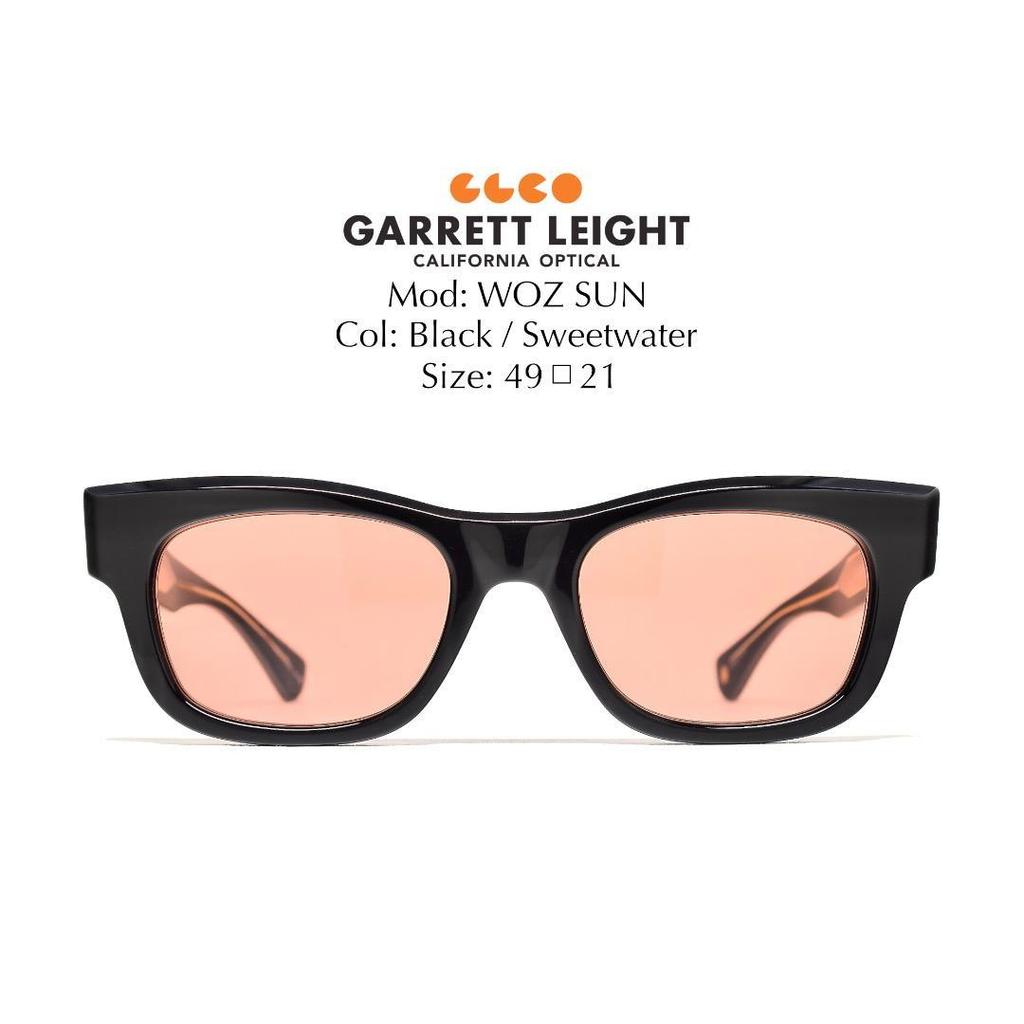 Used New Garrett Leight WOZ 49-21 Sunglasses GLCO