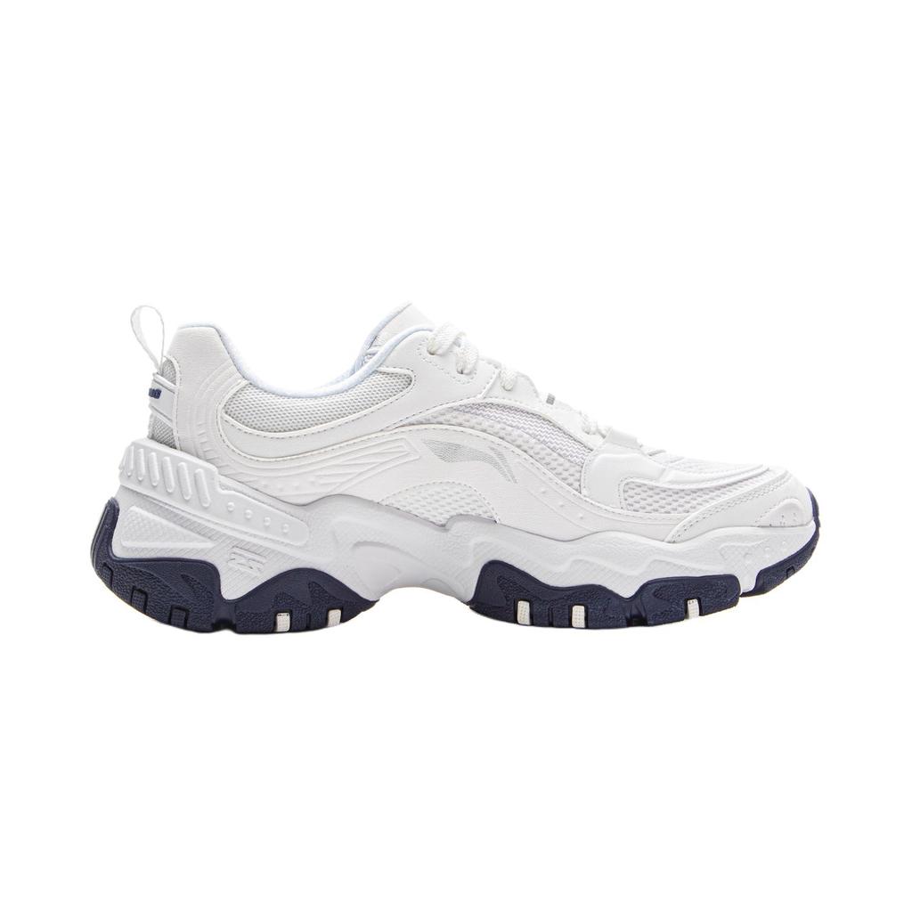 New LiNing Brown Sugar Shock Absorbers Slip Resistant Breathable Low Top Casual Shoes Women's White AGCV128-6