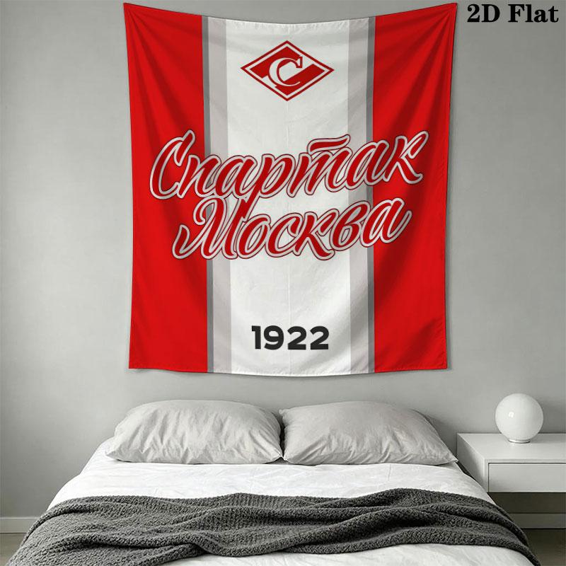 Spartak Moscow Gust Wall Hanging Printed Fabric Blanket Decorative Tapestries for Bedroom Living Room Home Decor
