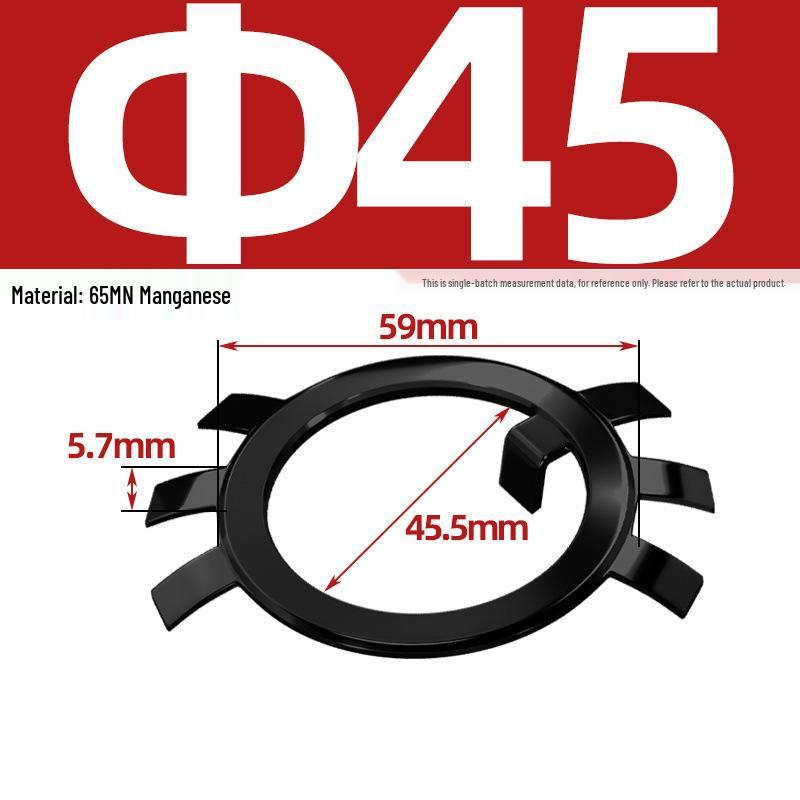 65MN Manganese 304 Stainless Steel Six-Claw Anti-Loosening Lock Nut Washer