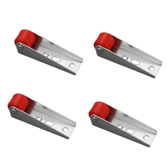 3/4/5 Pcs Vertical Track Roller Up to 110lbs Sliding Door Bottom Guide Roller Quiet