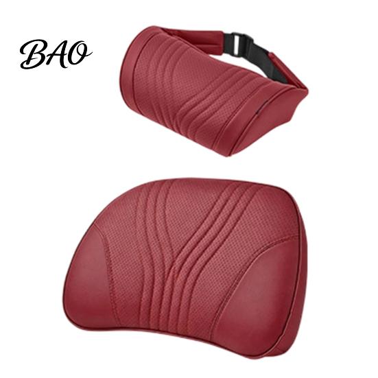 Car Neck Support Pillow Headrest for Support, Memory Foam with Supportive Adjustable Strap, Universal Ergonomic Lumbar Cushion Auto Truck SUV Rest