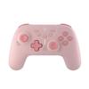 Wireless Switch Pro Controller, Dual Shock Gamepad Rechargeable Joystick Support Turbo, Macro, Gyro Axis, for Switch/Lite/OLED/iOS/Android/PC(Pink)