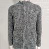 Men's Sweater 2025 Fall/Winter Men's Knitted Top Jacket Slim-fit High-neck Long-sleeved Cardigan