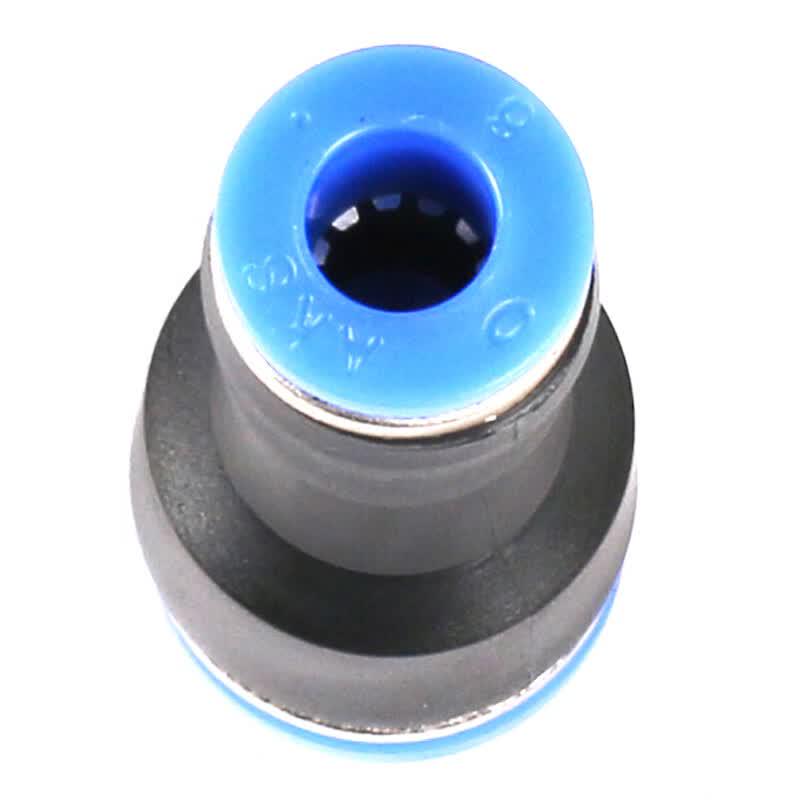 ELECALL 8mm To 6mm Pneumatic Reducing Straight Connector CN Plug (adapter Included)