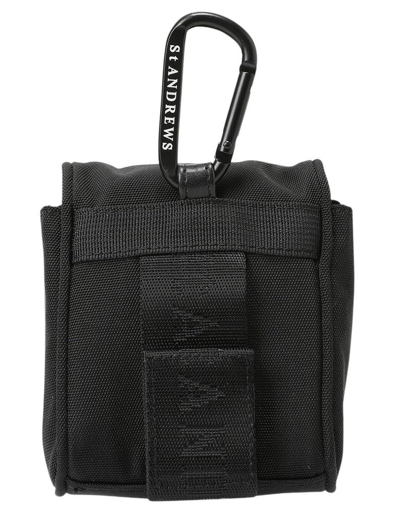 [St. Andrews] Continuing Standard Product Scope Case [Metallic Series] (with Carabiner)  Golf Measuring Instrument  042-5984352 010Black FR