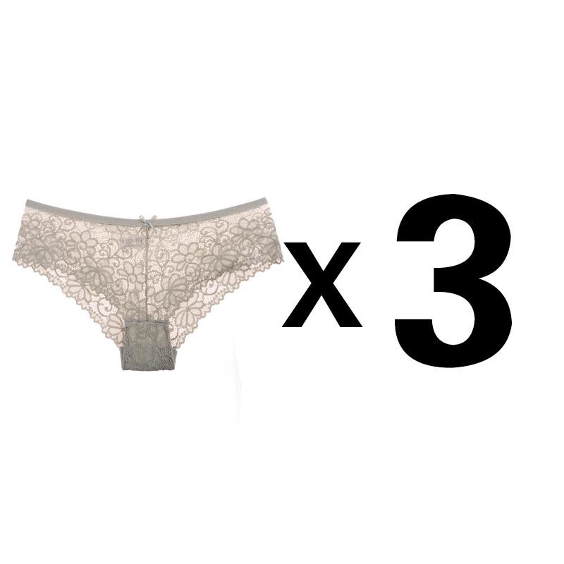 

Женские кружевные трусики M темно-синий