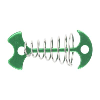 Portable Deck Anchors Peg Fishbone Tent Stakes Spring Buckles Wind Rope Anchors Tent Peg for Outdoor Camping Hiking