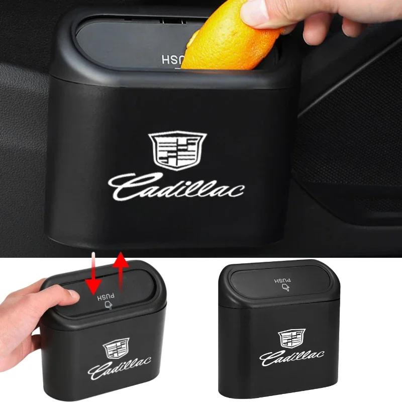 AABHP1 ABS Car Hanging Trash Bin Garbage Bag Storage Box for Cadillac ATS BLS CT4 CT6 CTS ESCALADE STS XLR XT4 XT5 XTS SLS