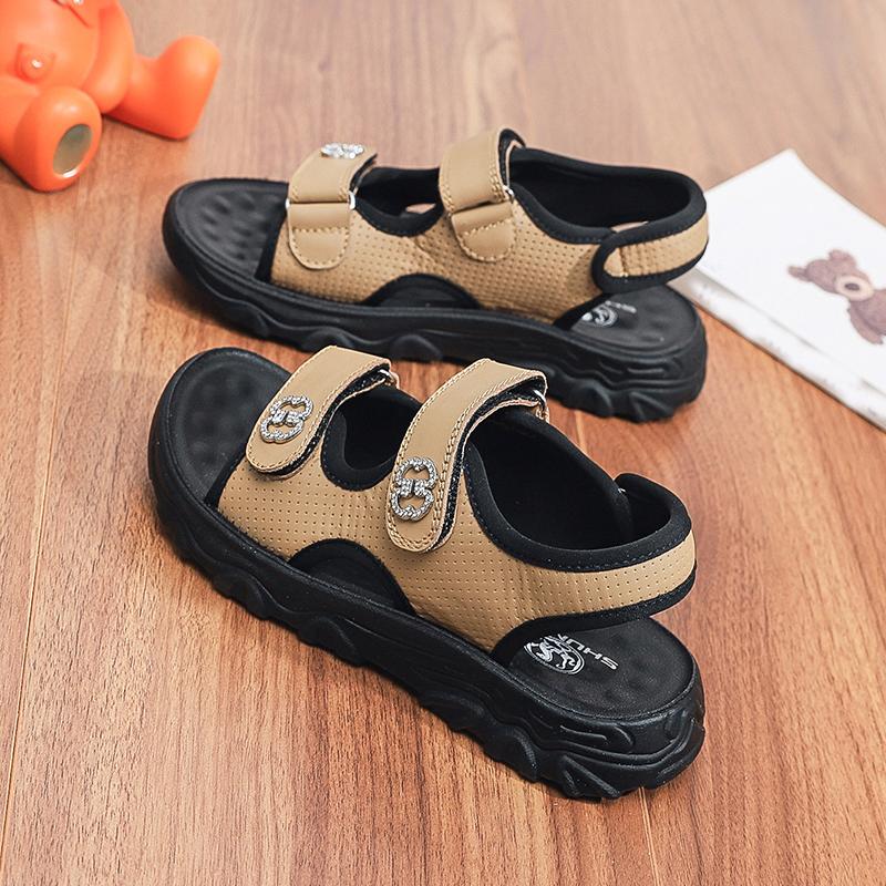 26-37 Children's Large Anti Slip Waterproof Fashion Velcro Sandals Outdoor Beach Shoes Children's Shoes