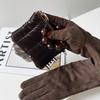 THEHEE Luxe Suede Leather Gloves_3Colors