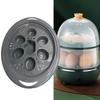 Multifuntional Cooker Attachment Eggs Cooker Insert Eggs Boiler Kitchen Accessory Eggs Cooking Insert ABS Texture