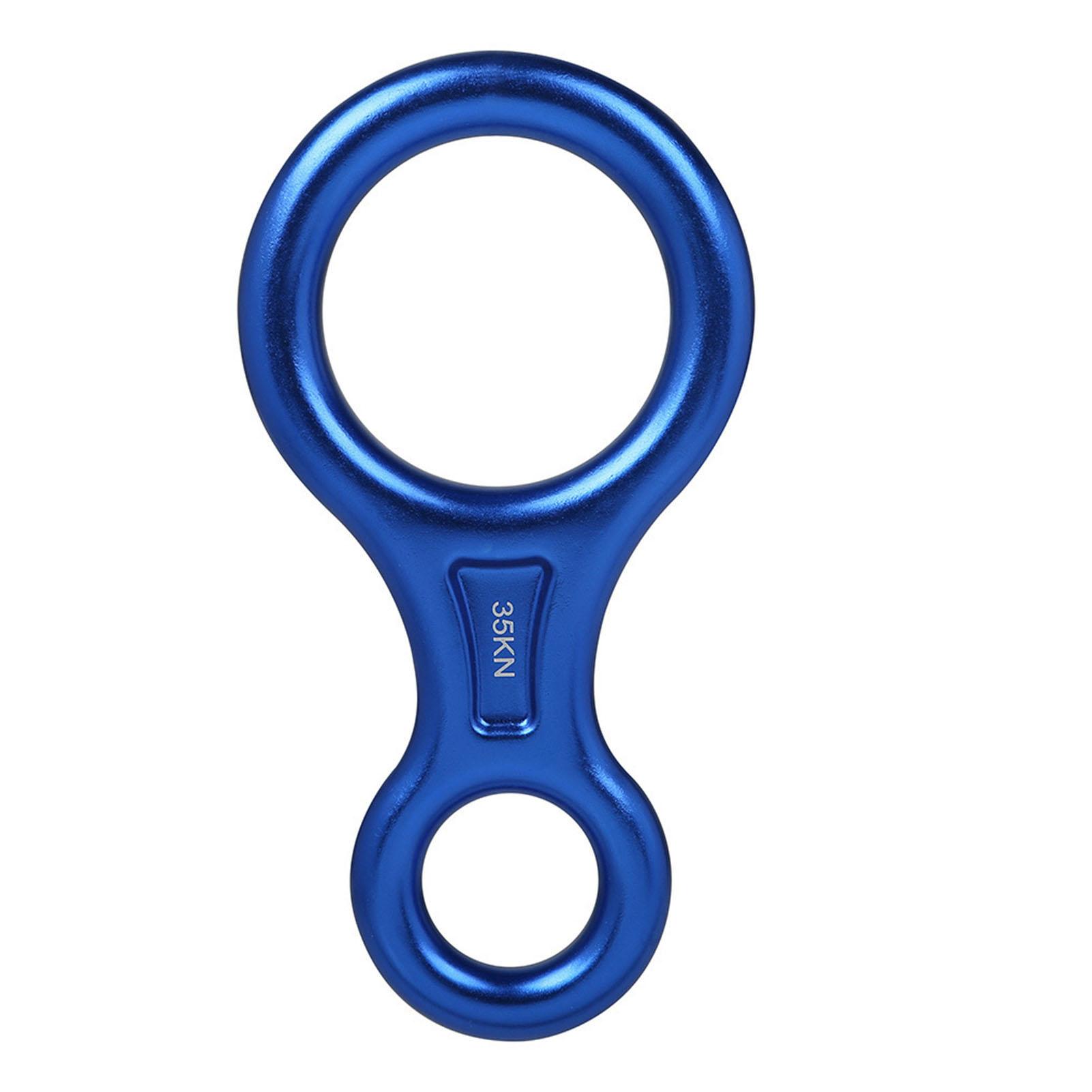 

8 Descender 35KN Heavy Duty Colored Climbing Gear Downhill Equipment for Climbing Ziplining