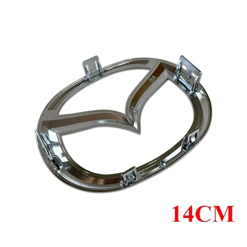 2025 Hot Plastic Car Front Trunk Emblem for Mazda 6 Mazda6 Steering Wheel Badge 3D Body Replaced Sticker Rear Tail Refitting Dec