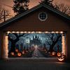 Haunted House Banner Dark Theme Halloween Banner Spooky Banner Outdoor Decor For Holiday Celebration Outdoor Decoration Event