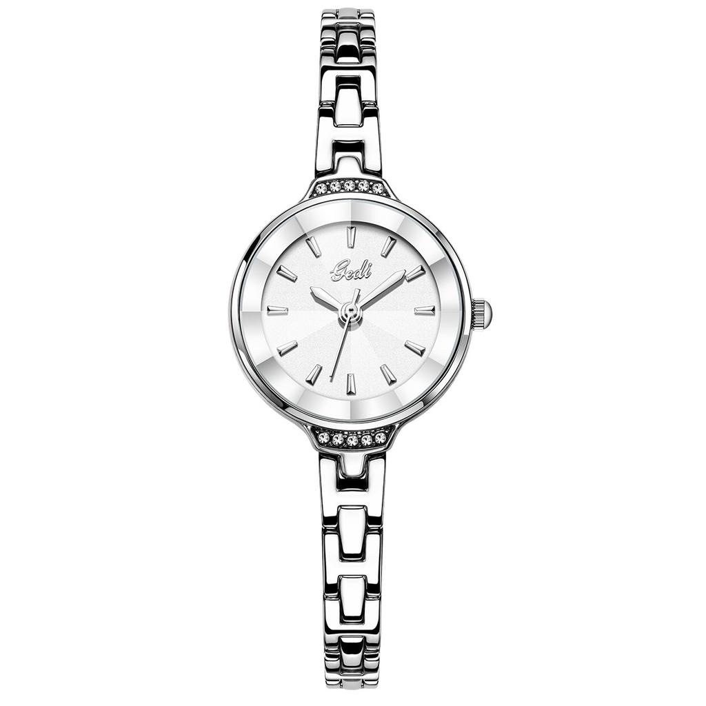 Light Luxury Metal Linked List, Simple Small Dial, High-End Women'S Quartz Watch