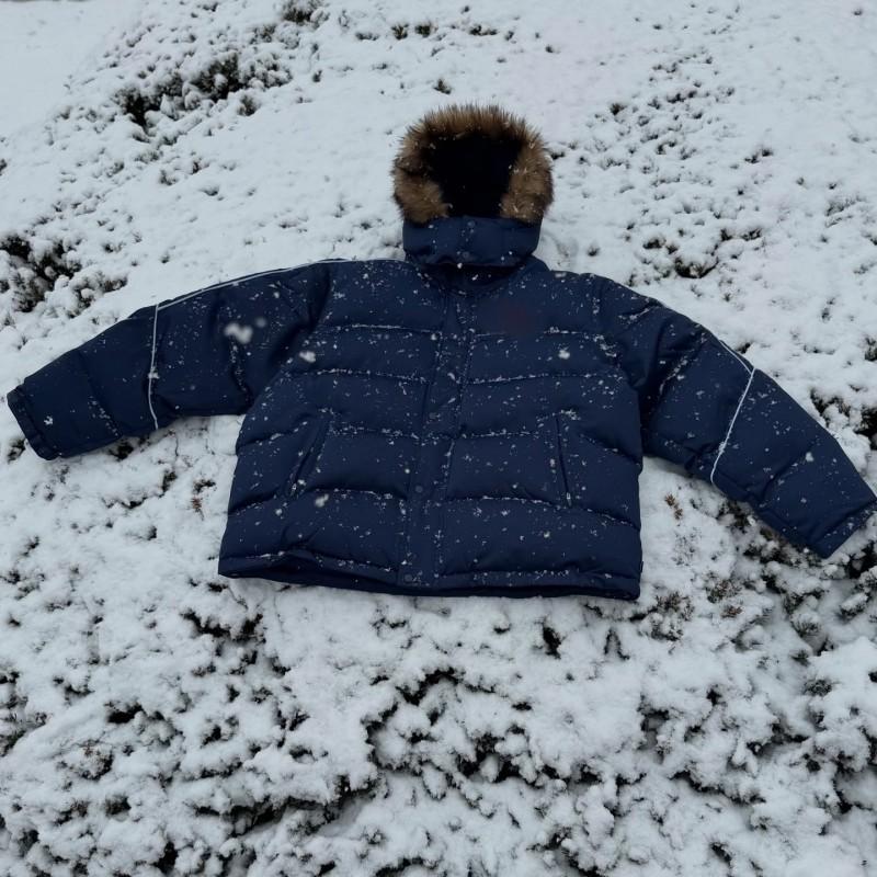Supreme X AJ FW24 Week7 Puffer Jacket Mens High Street Winter Warm Down