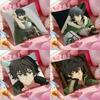 The Rising Of The Shield Hero Cushion Cover Anti-dustmite Pillowcase Invisible Zipper Silky Short Plush Sofa Cushion Cover