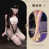 Sexy Lingerie Hot Passion Maid Suit Perspective Lace Seduction Busty Tits Maid Uniform A