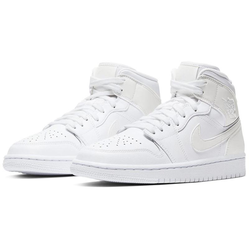 Air Jordan 1 Mid 'White Ivory' Women's Jordan BQ6472-112
