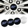 4Pcs Car Styling ST Emblem Wheel Center Hub Cover Sticker Rim Badge Accessories For Ford Focus Fiesta MK2 3 4 5 Kuga Mondeo Edge CVV1