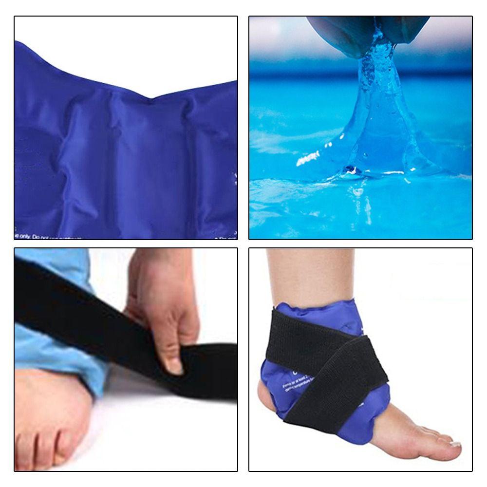 Practical Reusable Gel Ice Pack Dual Temperature Hot Cold Nylon Gel Pack Pain Relief Flexible Strap Design Sports Cold Pack