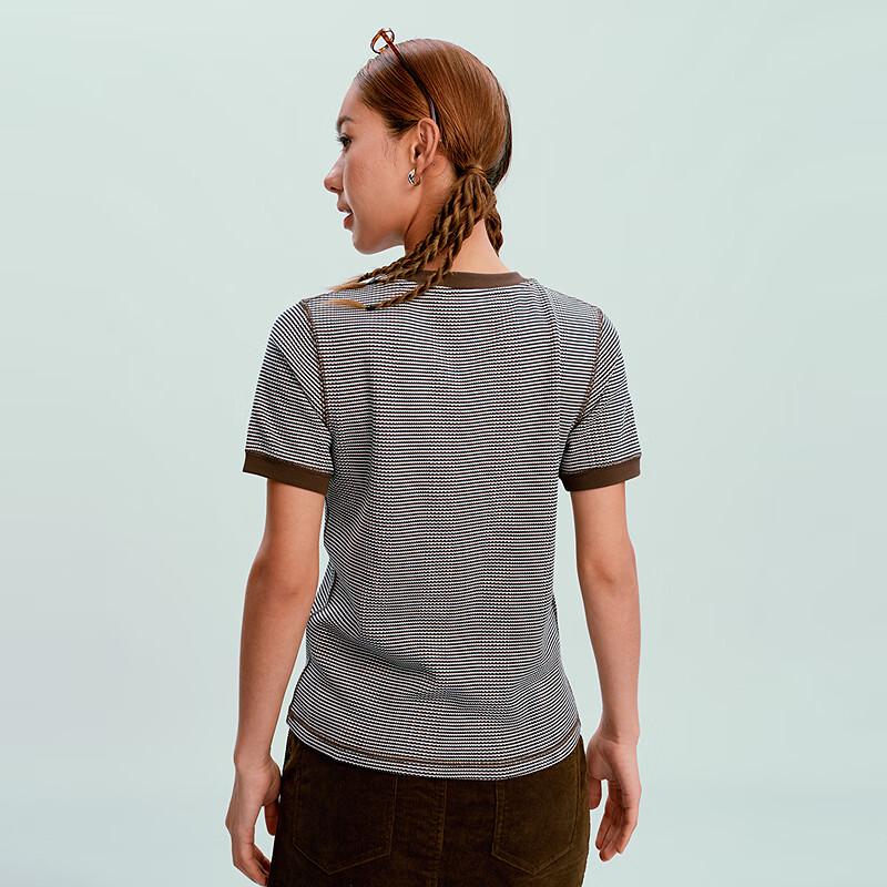Champion Women's Retro Striped Short Sleeve T-Shirt