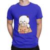 Dudu Bear And Bubu Panda Enjoying Time Together Novelty 100 Cotton Tshirt Bubu Dudu Tees Tops For Unisex