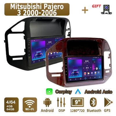 Android Carplay Car Radio For Mitsubishi Pajero 3 2000-2006 Multimedia Player Head Unit Stereo GPS Navigation BT WIFI 4+64GB