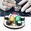 5 Holes Watch Oil Dishes Metal Turntable Watch Repair Tool For Maintenance Professionals And Hobbyists