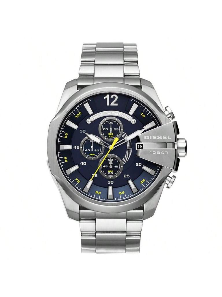 Diesel Men's Quartz Chronograph Watch, 51mm Dial, Stainless Steel Bracelet, Suitable for Formal Occasions DZ4465