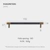 Dooroom Brass Furniture Handles Real Leather Nordic Simple Pulls Cupboard Wardrobe Dresser Shoe Box Drawer Wine Bar Cabinet Knob