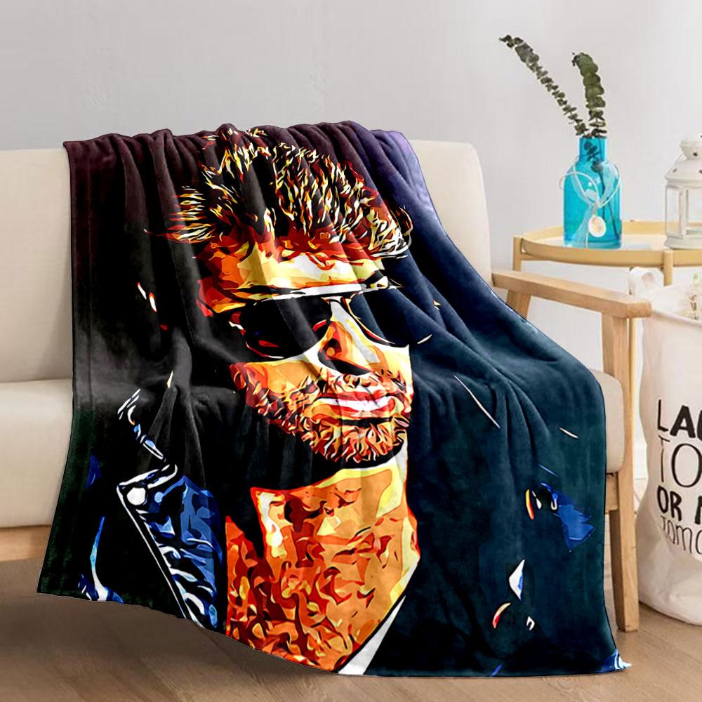 Retro Style Sunglasses Art Blanket for All Seasons Blanket Lunch Break Throw Gift