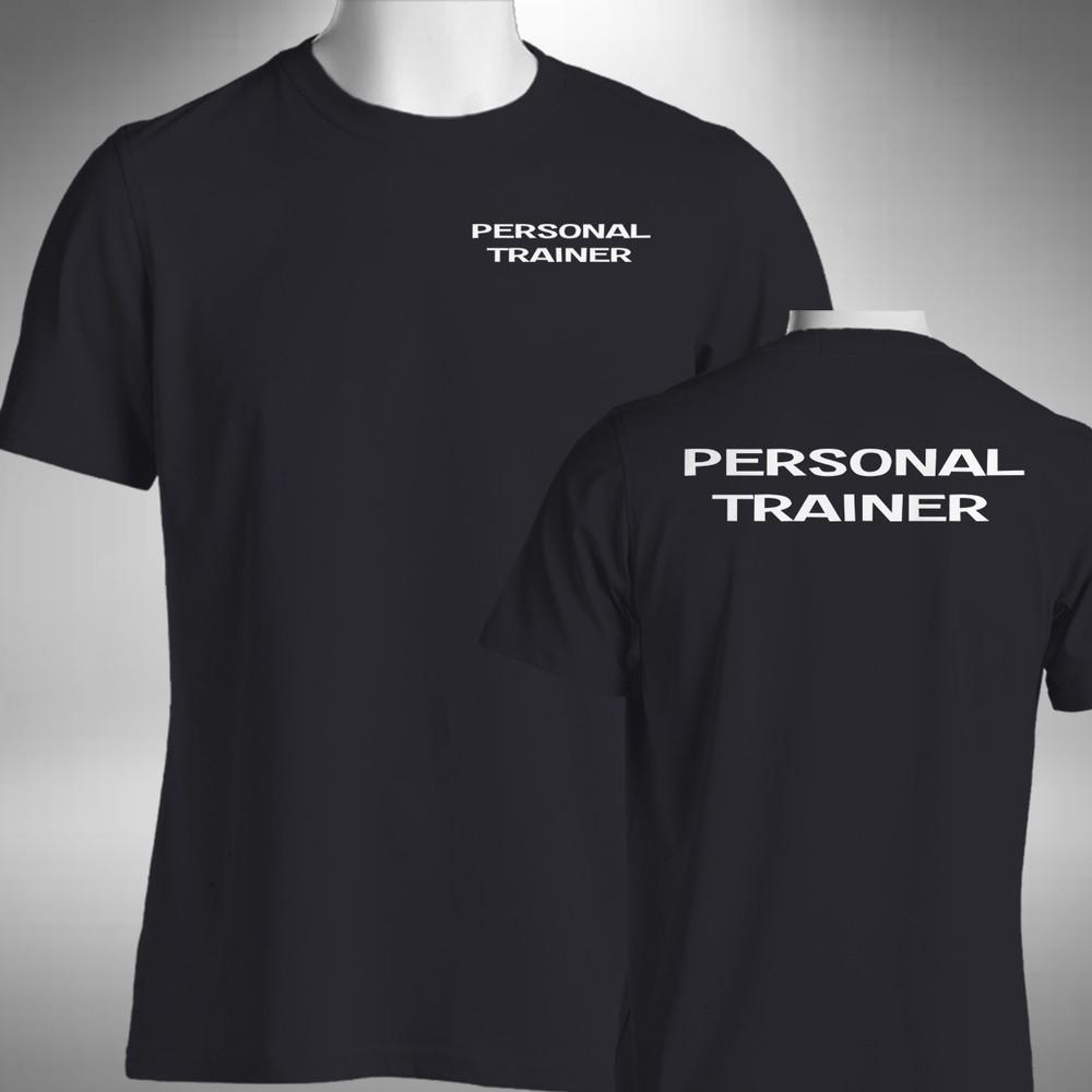 Personal Trainer T-Shirt Gym Instructor Wear Training Fitness Workout Top
