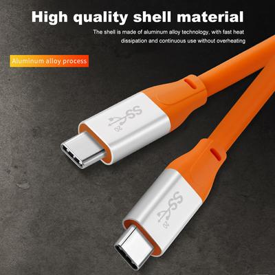 Câble de données de charge rapide Type C PD100W 20 Gbps Câble de transfert de données Type C vers C Prise en charge 4K60Hz Audio Vidéo USB 3.1 Gen2 pour Mate60