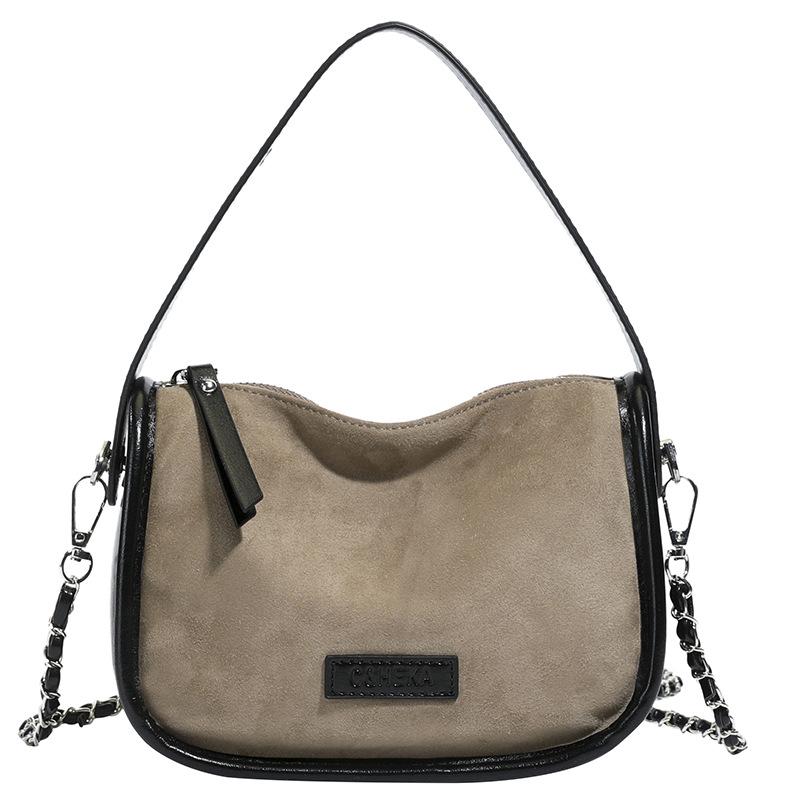 2025 New Niche Fashion Popular Small Bag Women's Fashion Versatile Shoulder Messenger Bag Texture Chain Small Square Bag