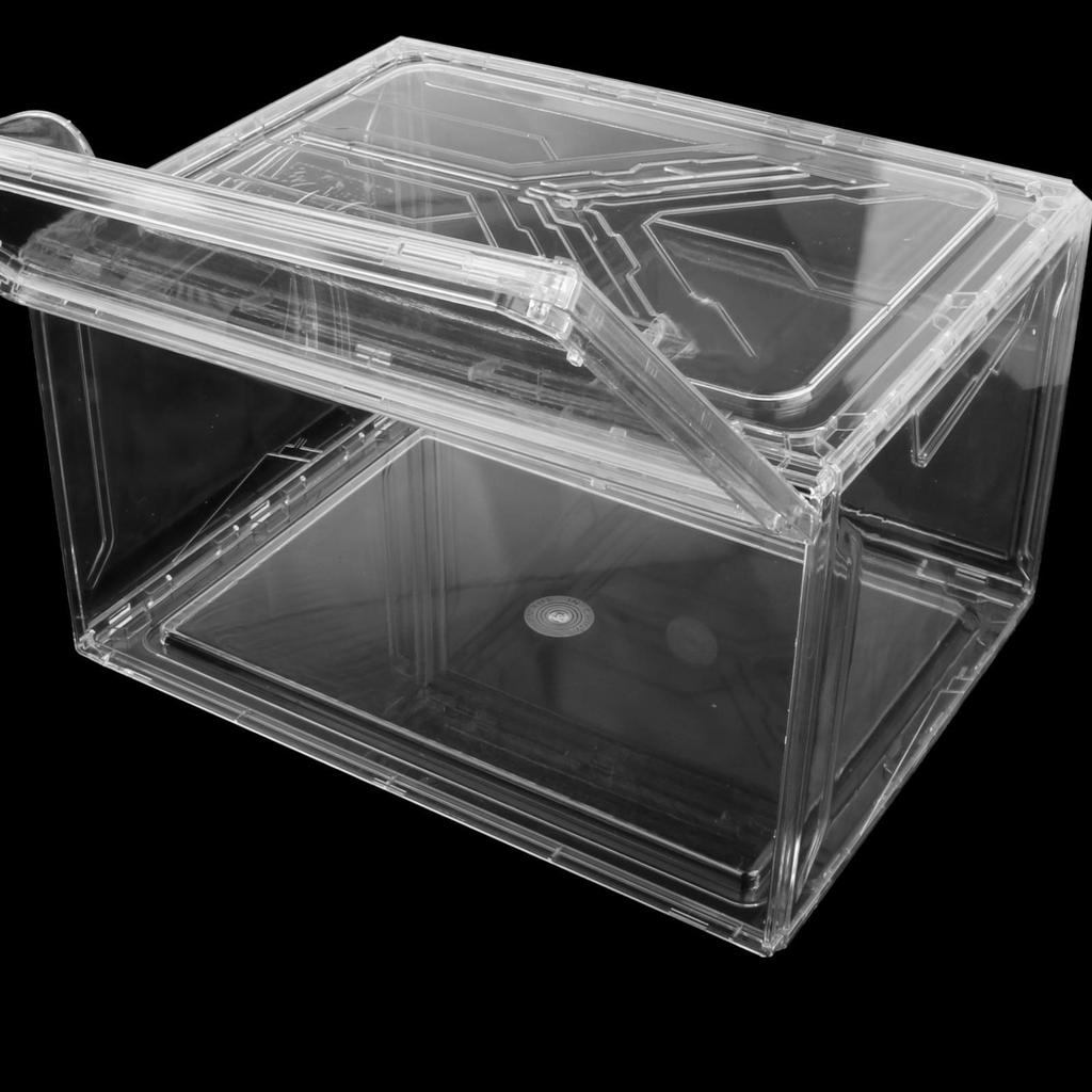 Shoe Box, Large Size Storage Organizers Stackable Box Rack Clear Drawer