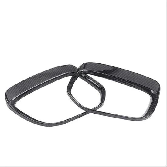For Mitsubishi Eclipse Cross 2018- Car Rearview Mirror Rain Eyebrow Protector Cover Rainproof Frame ABS Mirror Accessories