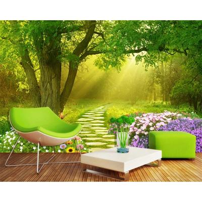 Blumen und Schmetterlinge 3d Tapete Wald Wandbild Home Dekoration Wohnzimmer Schlafzimmer Tapete