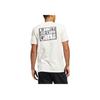 adidas Logo Letter Print Ribbed Crew Neck Breathable Comfortable Short Sleeve T-Shirt Men T-Shirts White HE2315