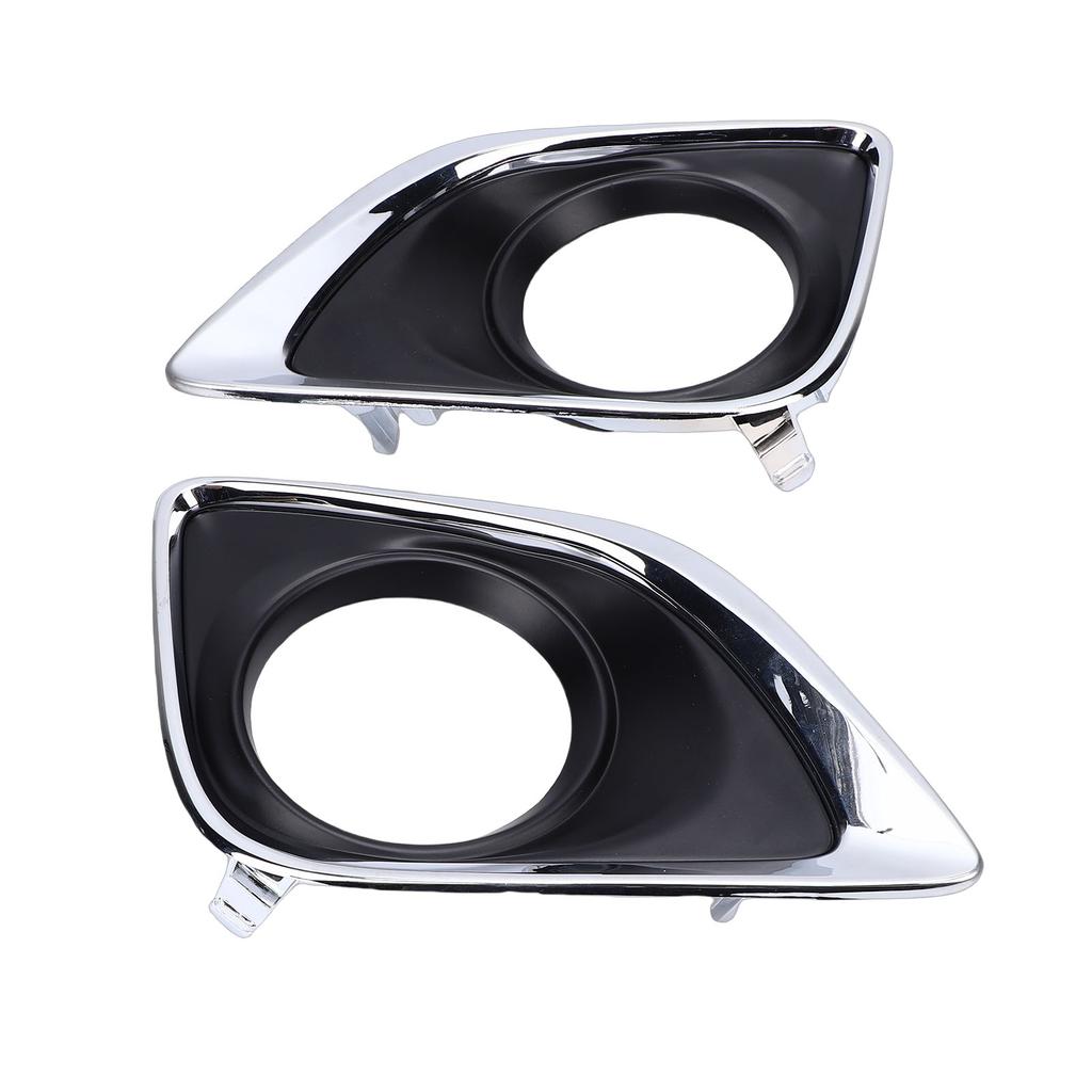 Replacement Fog Light Frame, High Quality,  ,   Fit, Improves Vehicle Appearance for Venza 2013 2016, Black Silver, 2 Pieces