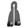 1 Piece 10Kg Large Load-Bearing Alloy Hook Hanger Tool Universal Car Headrest Hook Premium Suede Rear Seat Hanging Dual Hook