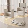 Foldable Plush Toy Storage Basket - Extra Large Flip-Top Box for Living Room