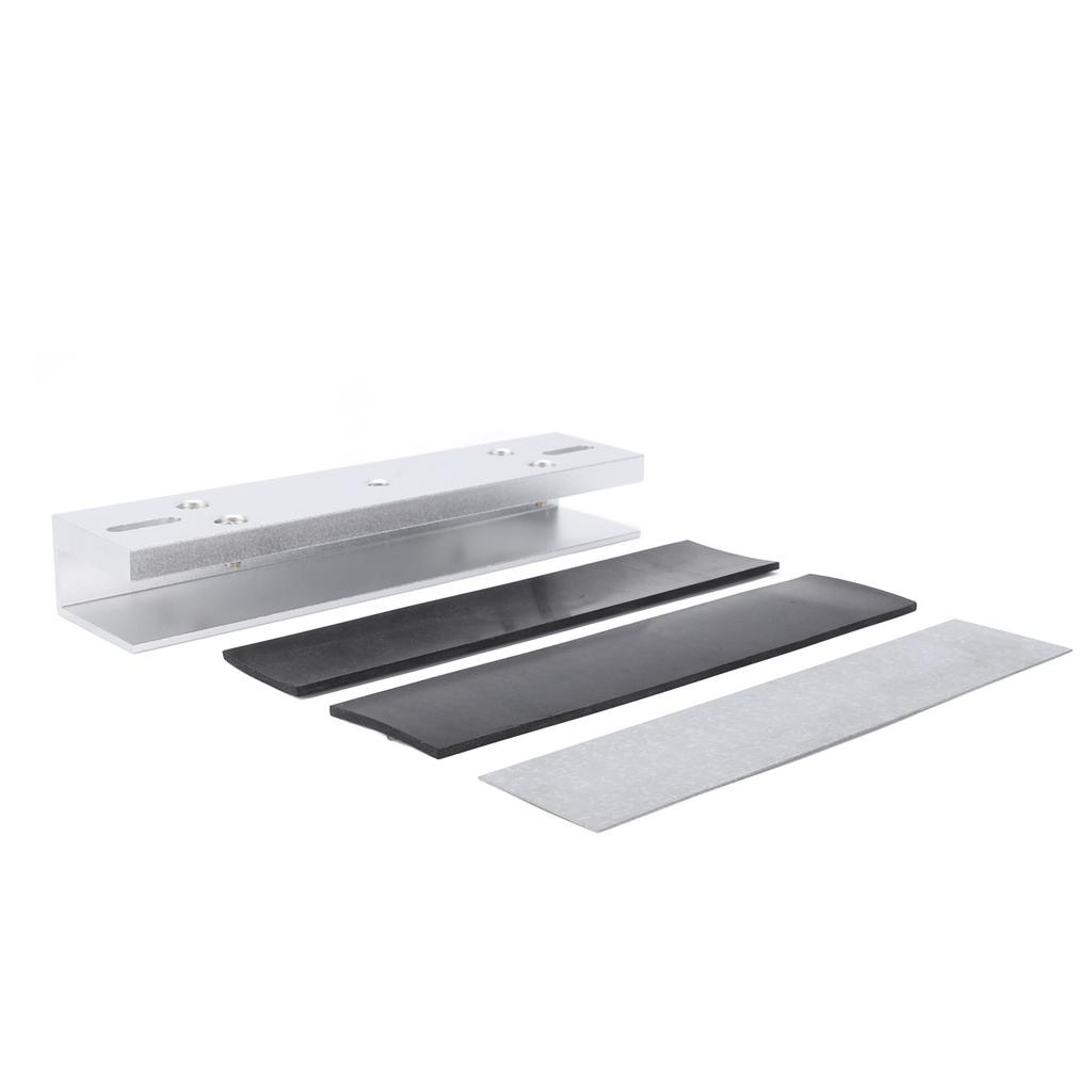 Magnetic Lock U Shape Bracket Aluminum Alloy 280kg 600lbs Electromagnetic Lock U Bracket for Frameless Glass Door