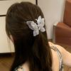 Hair Claw Medium Size Butterflies Shape Acetate Plate Hair Clip Gradient Texture Strong Grip Back Head Hair Claw Hair Accessories